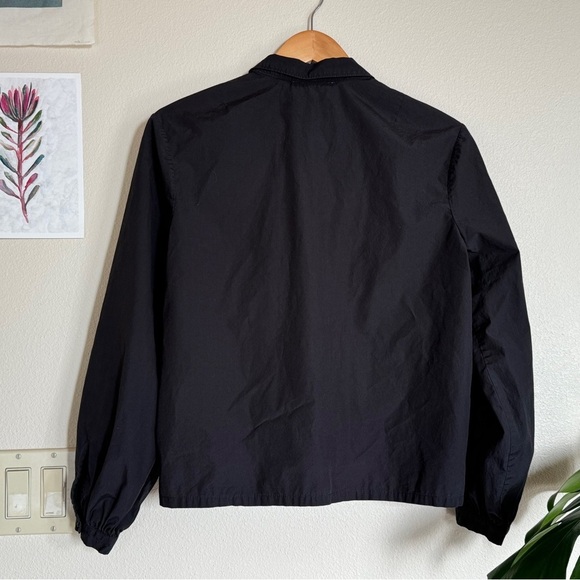 Everlane Organic Cotton Prep Shirt Black GUC 2 - Picture 8 of 10